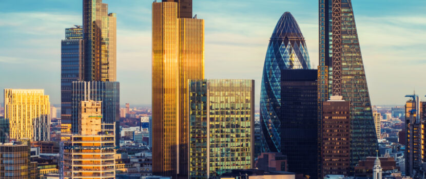 London skyline.